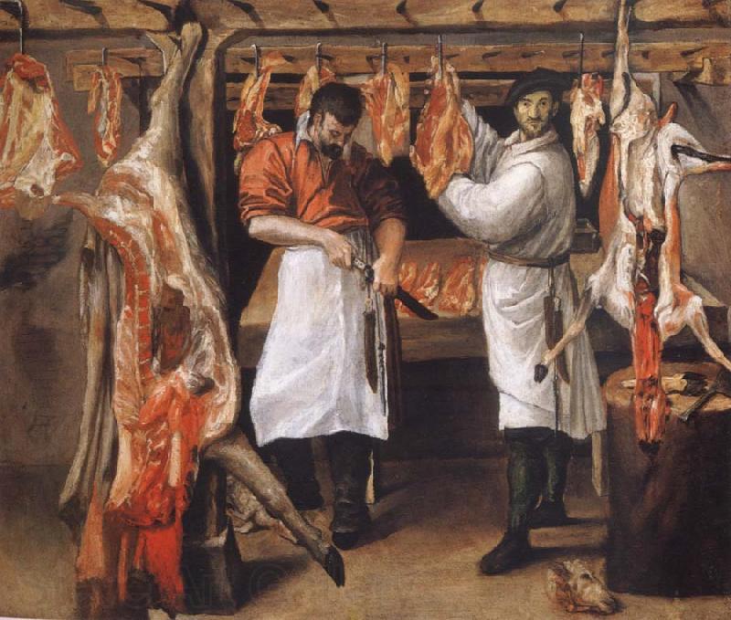Annibale Carracci the butcher store France oil painting art
